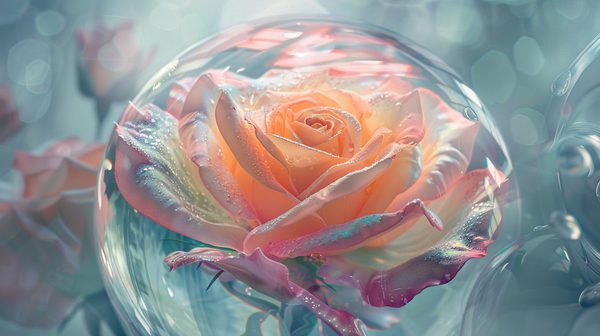 Rose éternelle sous cloche : quelle est la signification de cette fleur ?